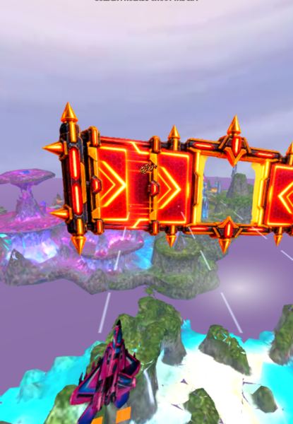 A sky gate with one open slot