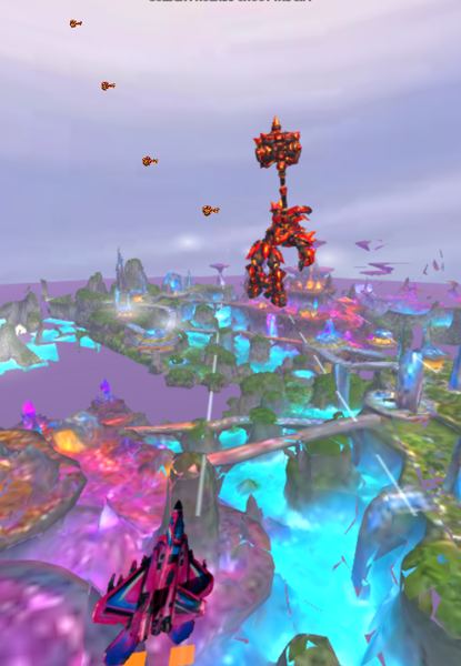 The Hammer Titan lifting its hammer over its lane